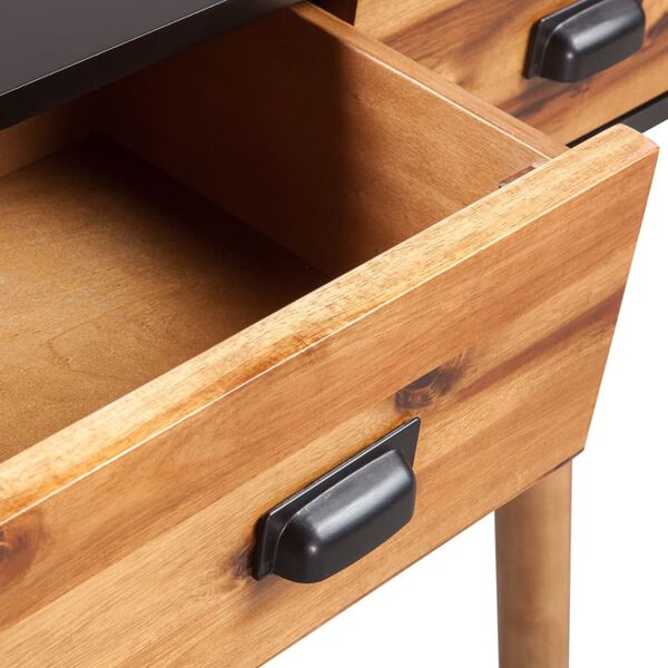 vidaXL Konsolip&ouml;yt&auml; kiinte&auml; akaasiapuu 70x30x75 cm