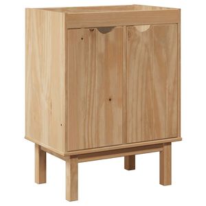 vidaXL Kylpyhuoneen pesuallaskaappi OTTA 59x40x80 cm t&auml;ysi m&auml;nty