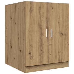 vidaXL Pesukonekaappi k&auml;sity&ouml;l&auml;inen tammi 70,5x71,5x91,5 cm