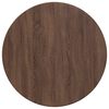 vidaXL P&ouml;yt&auml;levy Ruskea tammi &Oslash; 70 x 1,5 cm Tekninen puu