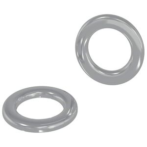 vidaXL Mutterit 2 kpl Hopea 10 x 10 x 0,8 mm Rauta