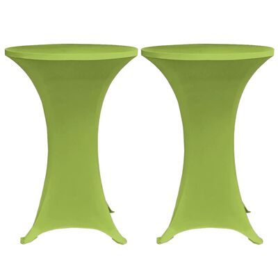 vidaXL Venyvä pöydänsuoja 4 kpl 70 cm vihreä