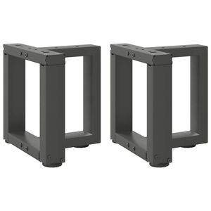 vidaXL Sohvap&ouml;yd&auml;n jalat T-muotoiset 2 kpl antrasiitti 30x25x(30-31) cm ter&auml;s