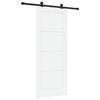 vidaXL Liukuovi ORKDAL valkoinen 83 x 202 cm T&auml;ysi m&auml;nty