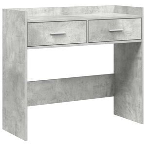 vidaXL Konsolip&ouml;yt&auml; Betoninharmaa 90 x 35 x 80 cm Tekninen puu