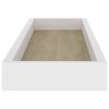 vidaXL Loggia sein&auml;hyllyt 4 kpl tammi ja valkoinen 60x15x4 cm MDF