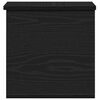 vidaXL S&auml;ilytyslaatikko Musta tammi. 30 x 35 x 35 cm Tekninen puu