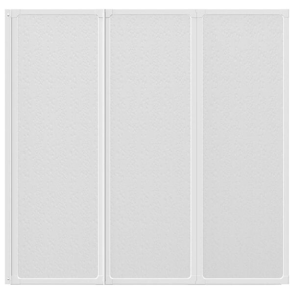 Suihkusein&auml; 141 x 132 cm 3 Paneelia Kokoontaitettava
