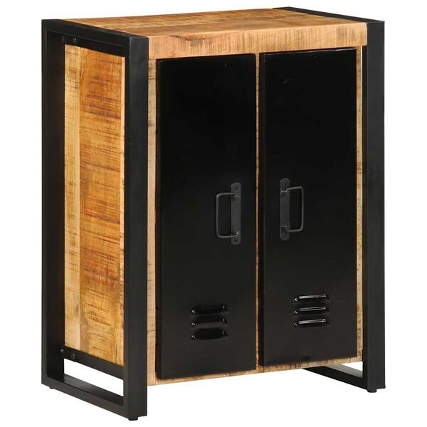 vidaXL Senkki 55x35x70 cm täysi karkea mangopuu