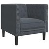 vidaXL Sohva Tumma harmaa 74,5 x 71 x 70,5 cm Sametti