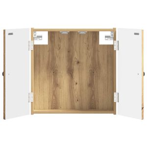 vidaXL Dartboard-kaappi EDE Artisaanitammi 52,5 x 10,5 x 53,5 cm