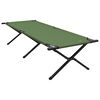 vidaXL Taitettava leirint&auml;vuode Vihre&auml; 210 x 80 x 46 cm Oxford-kangas