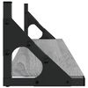 vidaXL Sein&auml;hyllyt 2 kpl harmaa Sonoma 60x15x15,5 cm