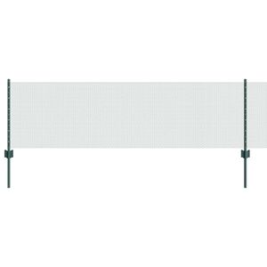 vidaXL Aita ja Tuki Vihre&auml; 0,6 x 25 m Ter&auml;st&auml; ja PVC:t&auml;