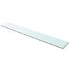 vidaXL Hyllypaneeli Kirkas Lasi 100x15 cm