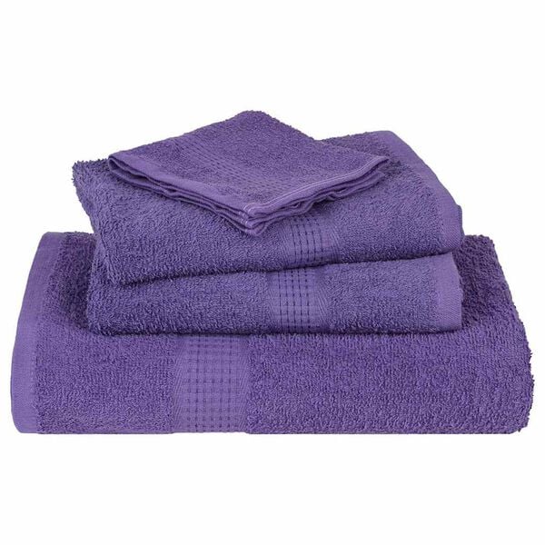 vidaXL Pesupyyhkeet FROGN 10 kpl violetti 30x30 cm 360 gsm