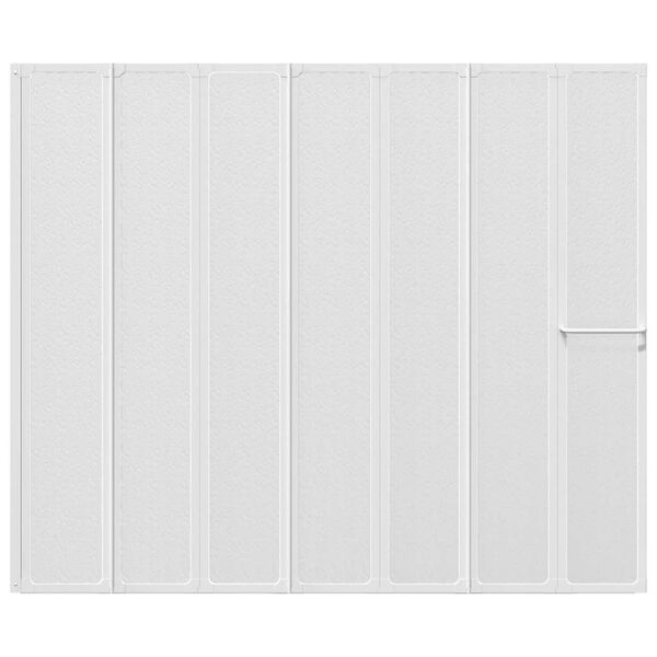 Suihkusein&auml; 140 x 168 cm 7 Paneelia Kokoontaitettava