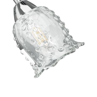 vidaXL Kattovalaisin lasikukkavarjostimilla 4 G9 LED-valoille