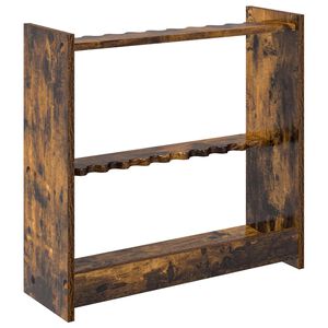 vidaXL Biljardikeppiteline Tekninen puu 60 x 20 x 57 cm Savutammi
