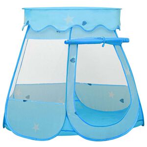 vidaXL Lasten leikkiteltta sininen 102x102x82 cm