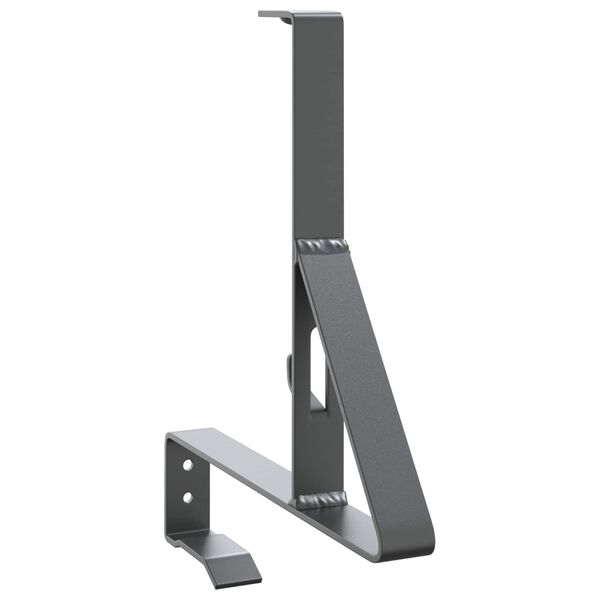 vidaXL Lumilukon tuki 2 pcs Antrasiitti 29,5 x 3 x 34,5 cm Ter&auml;s