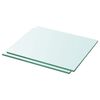 vidaXL Hyllyt 2 kpl kirkas lasi 30x20 cm