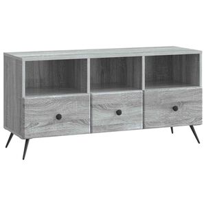 vidaXL TV-kaappi Harmaa sonoma 102 x 34,5 x 50 cm Tekninen puu
