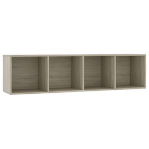vidaXL Kirjahylly/TV-taso Sonoma-tammi 143x30x36 cm