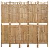 vidaXL 5-paneelinen tilanjakaja bambu 200x180 cm