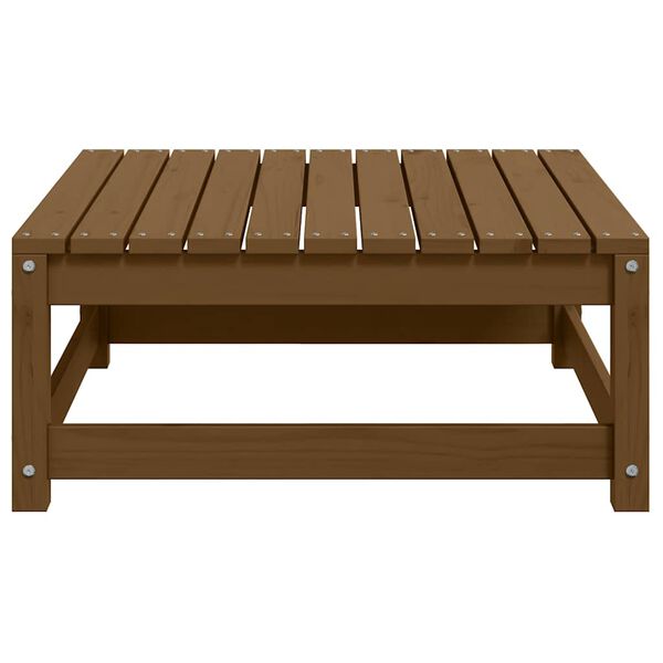 vidaXL Ulkorahi tyynyllä hunajanruskea täysi mänty