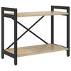 vidaXL Kirjahylly 60 x 30 x 50 cm Tekninen puu Sonoman tammi