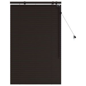 vidaXL Venezia-verho Tumma ruskea 75 x 130 cm 35 mm
