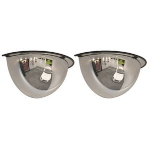 vidaXL Puolikupu liikennepeilit 2 kpl &Oslash;40 cm akryyli