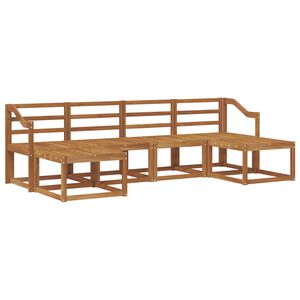 vidaXL Ulkosohvakokoelma 6 pcs Luonnollinen Tekninen puu