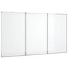 vidaXL Magneettinen taitettava tussitaulu 150x80x1,7 cm cm alumiini