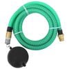 vidaXL Imuletku messinkiliittimill&auml; vihre&auml; 1,1" 15 m PVC