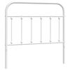 vidaXL Metallinen vaihtop&auml;&auml;ty valkoinen 100 cm