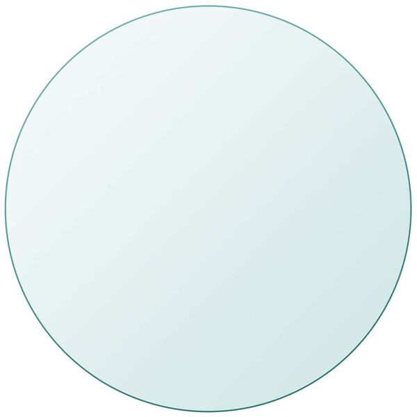 vidaXL P&ouml;yt&auml;levy Karkaistu Lasi Py&ouml;re&auml; 500 mm