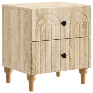 vidaXL Y&ouml;p&ouml;yt&auml;kaappi Sonoma-tammi 43 x 34,5 x 48 cm Tekninen puu