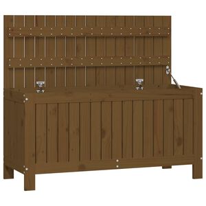 vidaXL S&auml;ilytyslaatikko hunajanruskea 108x42,5x54 cm t&auml;ysi m&auml;nty