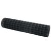 vidaXL Euroaita 1 x 10 m PVC-pintainen rauta Harmaa