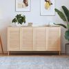vidaXL Kaapin ovet s&auml;leikk&ouml;muotoilu 4 kpl 69x39,4 cm t&auml;ysi m&auml;nty
