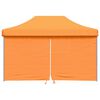 vidaXL Taitettava pop-up juhlateltta 4 sivuseinällä oranssi
