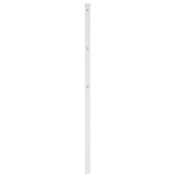 vidaXL Metallinen vaihtop&auml;&auml;ty valkoinen 75 cm