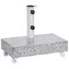 vidaXL P&auml;iv&auml;nvarjon jalusta vaaleanharmaa 45x25x8,3 cm graniitti