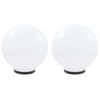 vidaXL LED-pallovalaisimet 2 kpl 40 cm akryyli