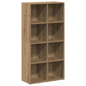 vidaXL Kirjahylly artesaani tammi 66x30x130 cm tekninen puu
