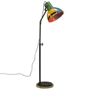 vidaXL Lattialamppu 25 W moniv&auml;rinen 30x30x100-150 cm E27