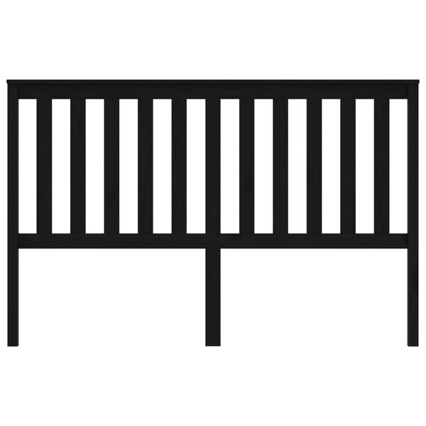 vidaXL S&auml;ngynp&auml;&auml;ty musta 166x6x101 cm t&auml;ysi m&auml;nty