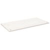 vidaXL P&ouml;yt&auml;levy valkoinen 110x55x2,5 cm t&auml;ysi m&auml;nty